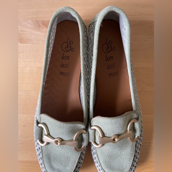 Salonissimos Suede Loafers Moccasins Size 8 - Picture 5 of 6